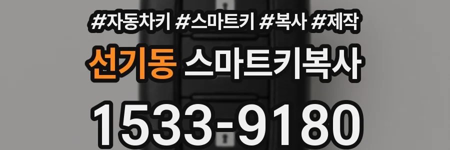 선기동 스마트키복사