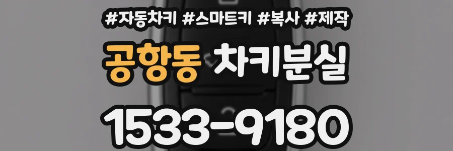 공항동 차키분실