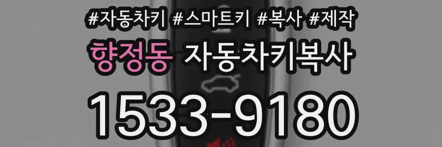 향정동 자동차키복사