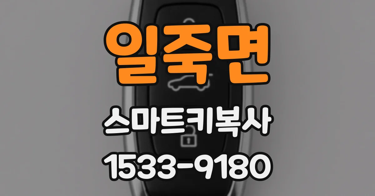 일죽면 스마트키복사