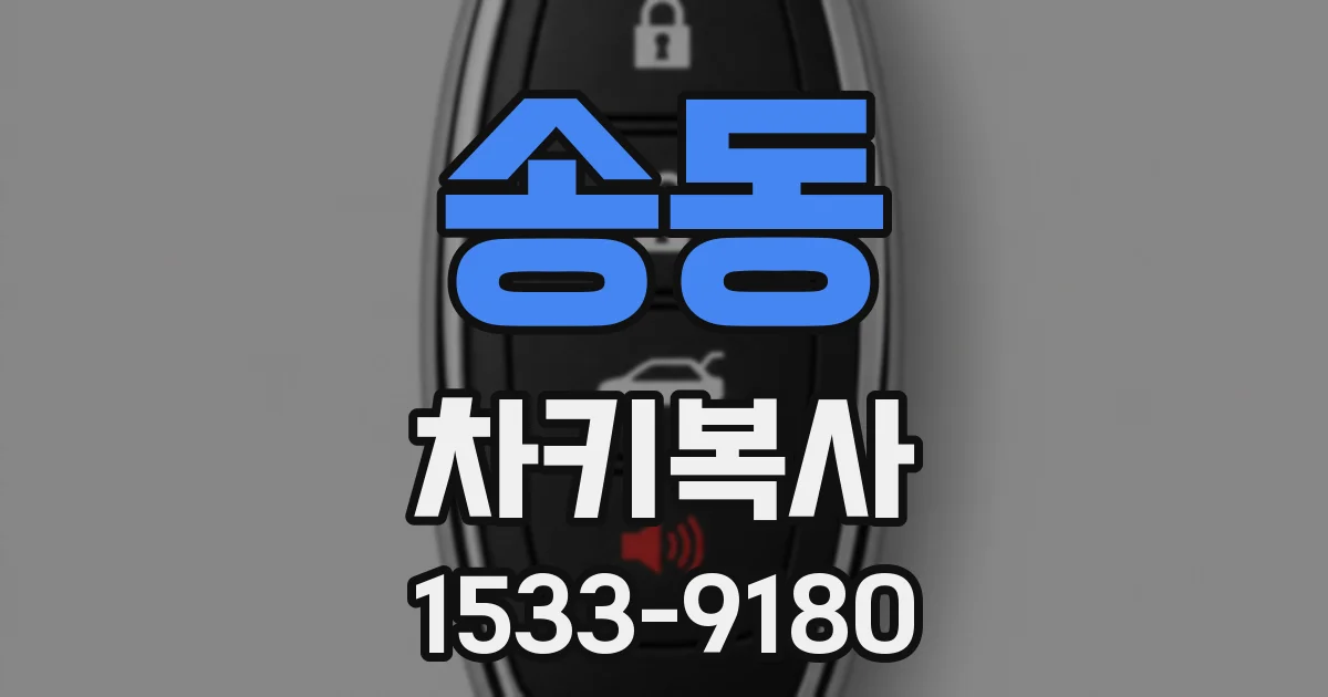 송동 차키복사