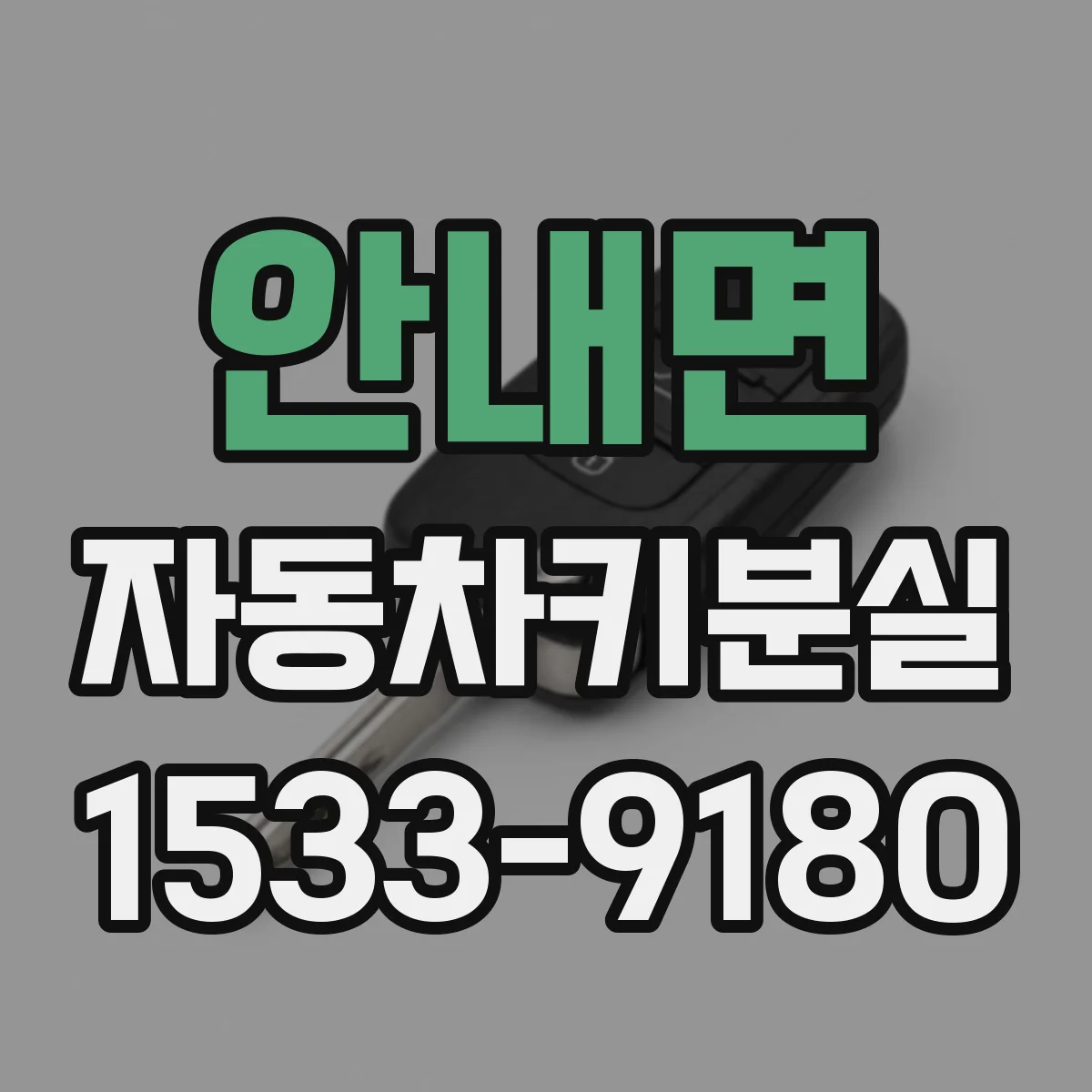 안내면 자동차키분실