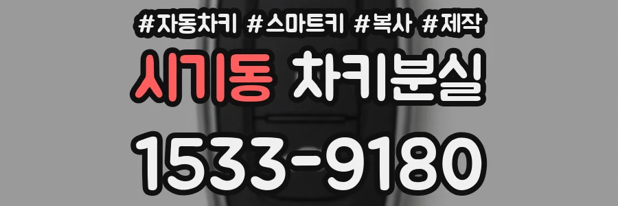 시기동 차키분실