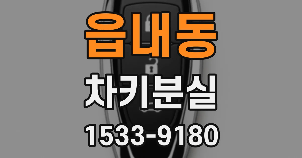 읍내동 차키분실
