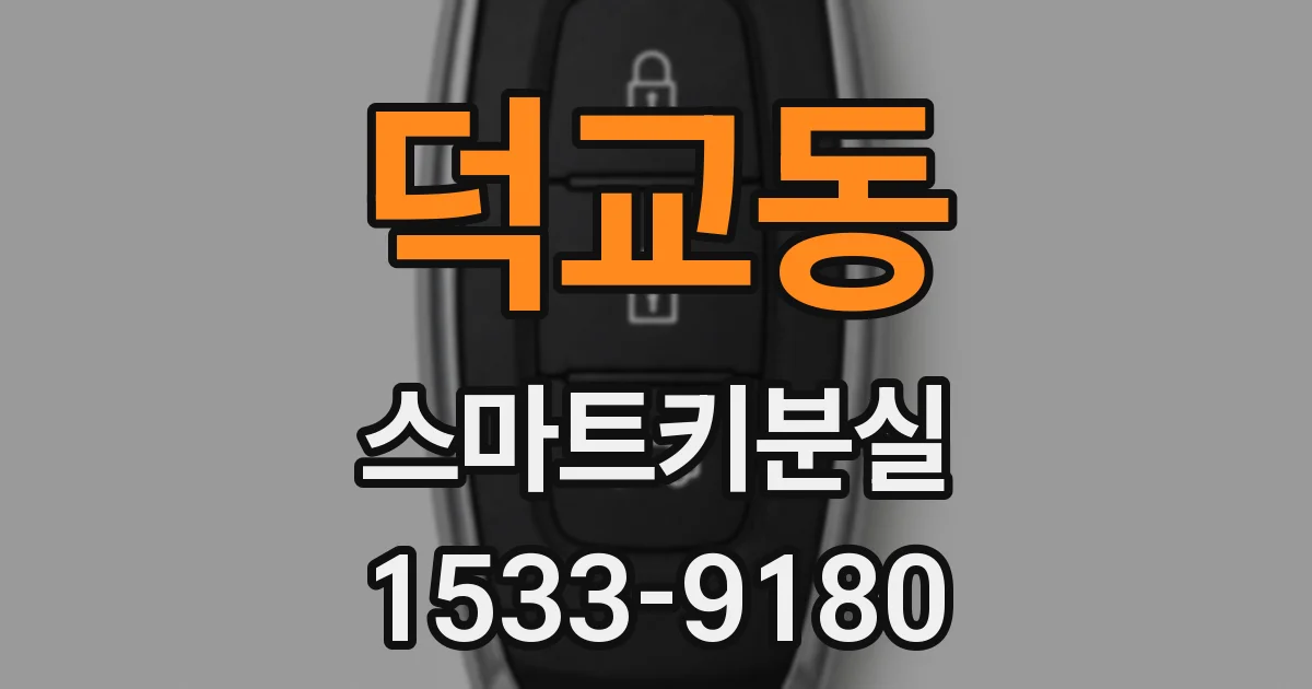 덕교동 스마트키분실