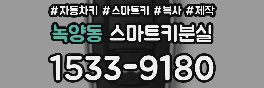 녹양동 스마트키분실