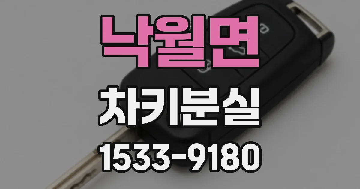 낙월면 차키분실