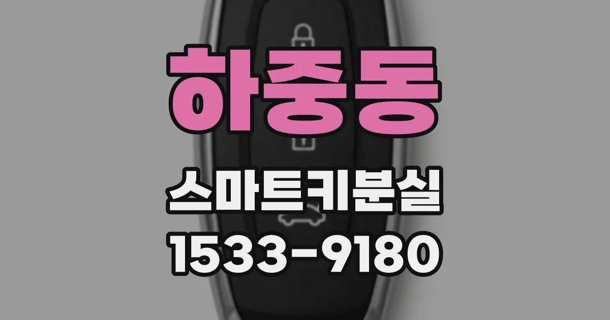 하중동 스마트키분실