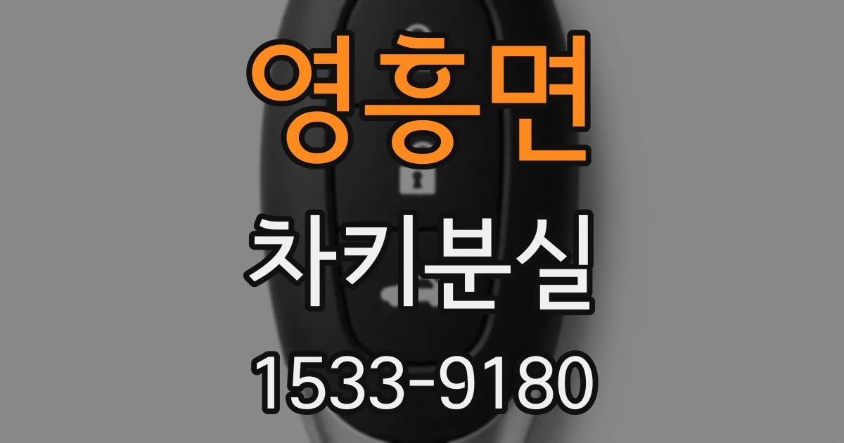 영흥면 차키분실