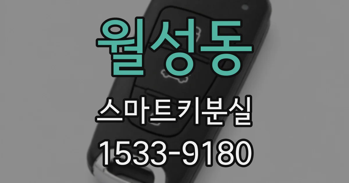 월성동 스마트키분실