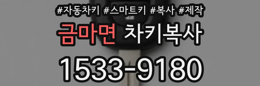 금마면 차키복사