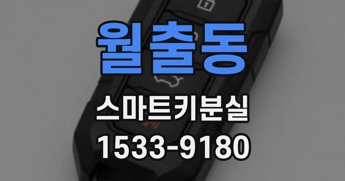 월출동 스마트키분실