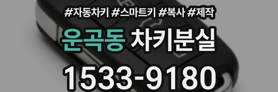 운곡동 차키분실