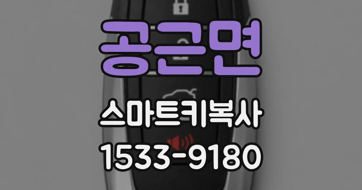 공근면 스마트키복사