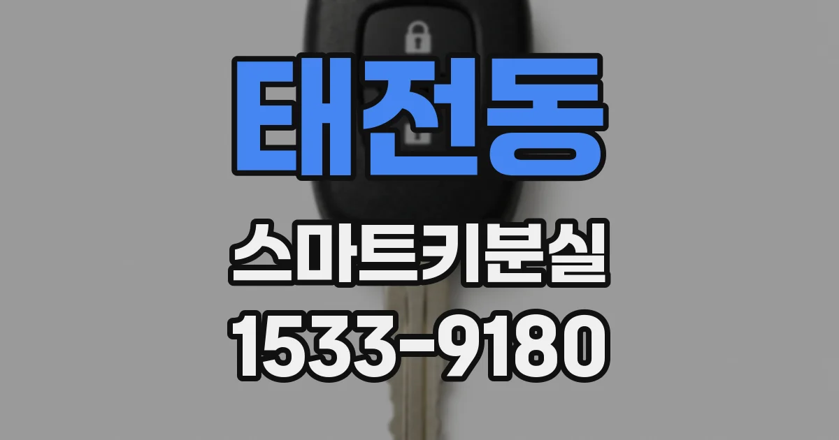 태전동 스마트키분실