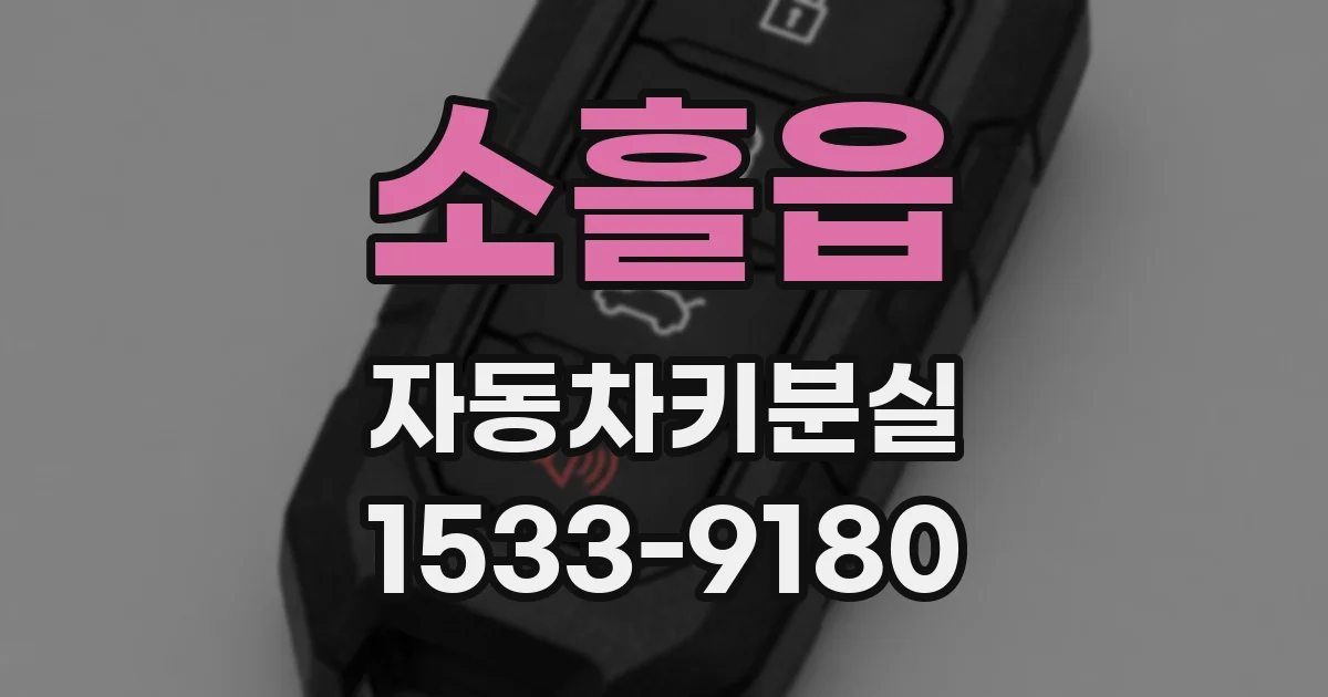 소흘읍 자동차키분실