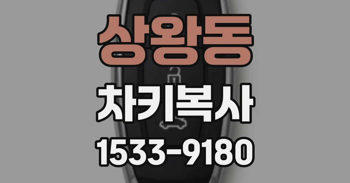 상왕동 차키복사