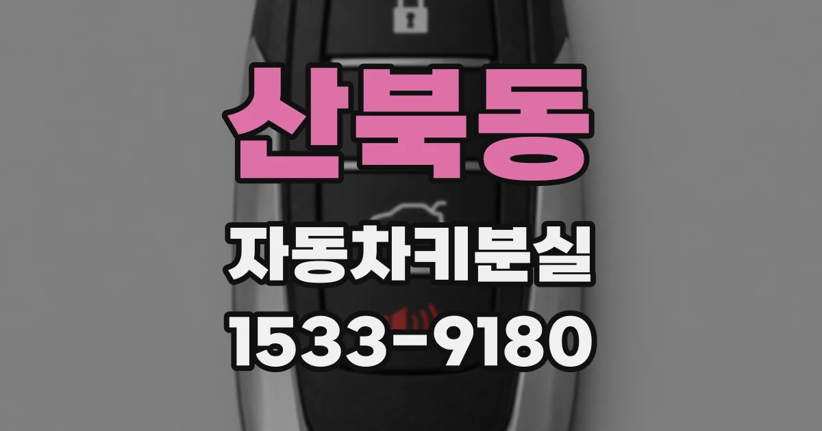 산북동 자동차키분실
