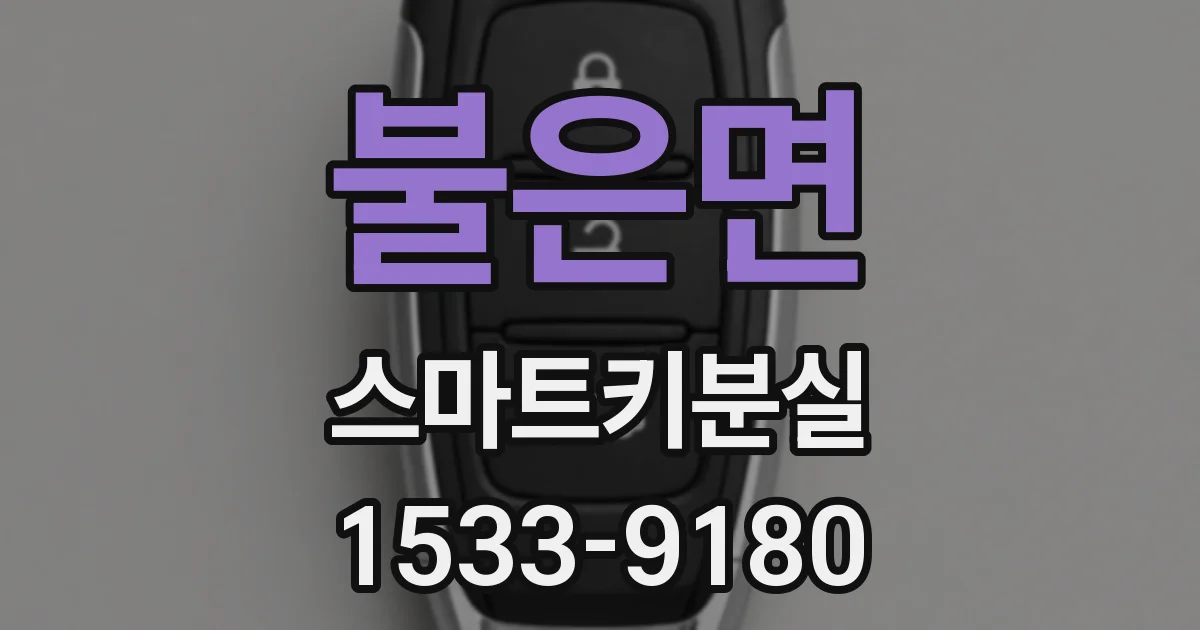 불은면 스마트키분실