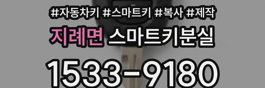 지례면 스마트키분실