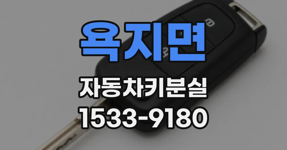 욕지면 자동차키분실