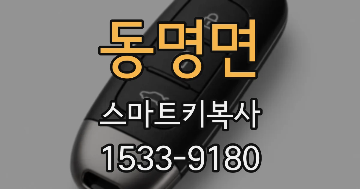 동명면 스마트키복사