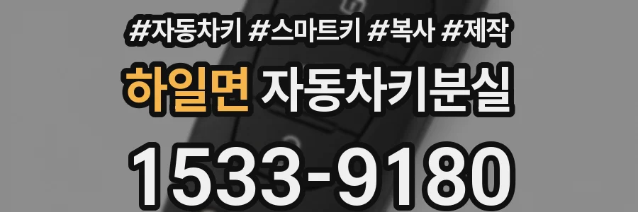 하일면 자동차키분실