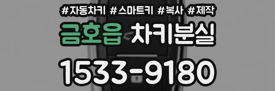 금호읍 차키분실
