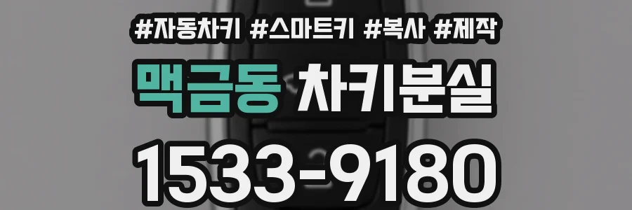 맥금동 차키분실