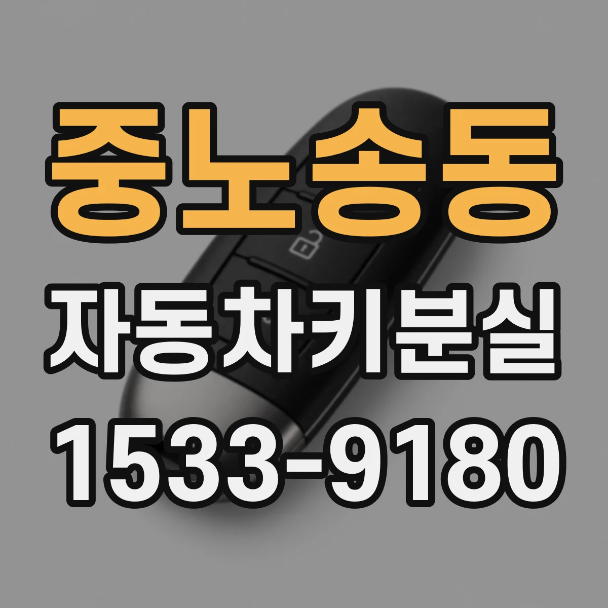 중노송동 자동차키분실