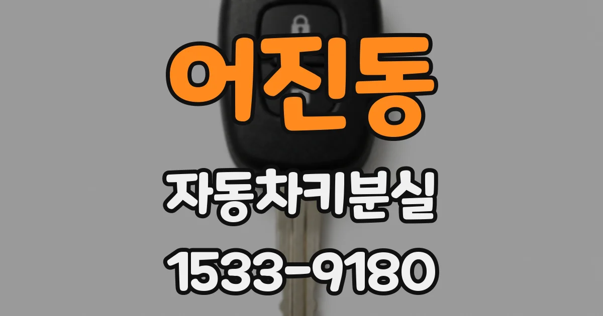 어진동 자동차키분실