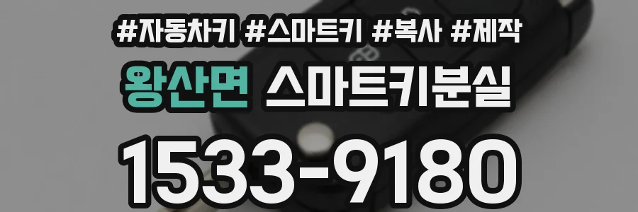 왕산면 스마트키분실