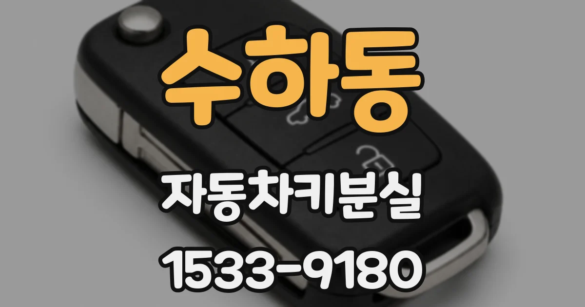 수하동 자동차키분실