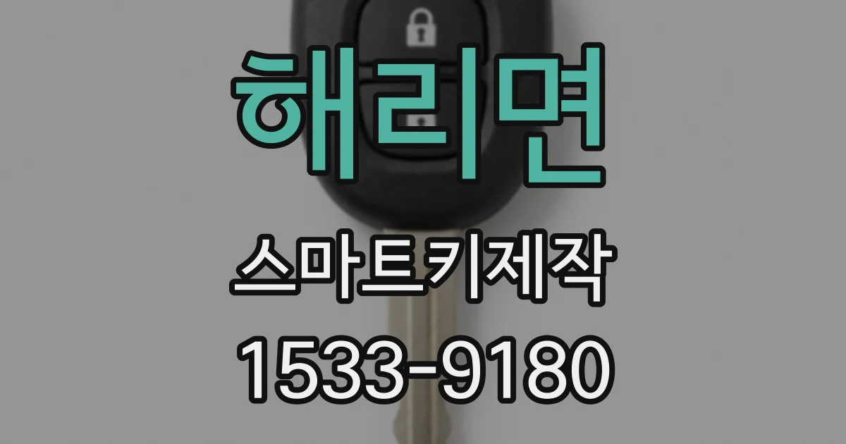해리면 스마트키제작