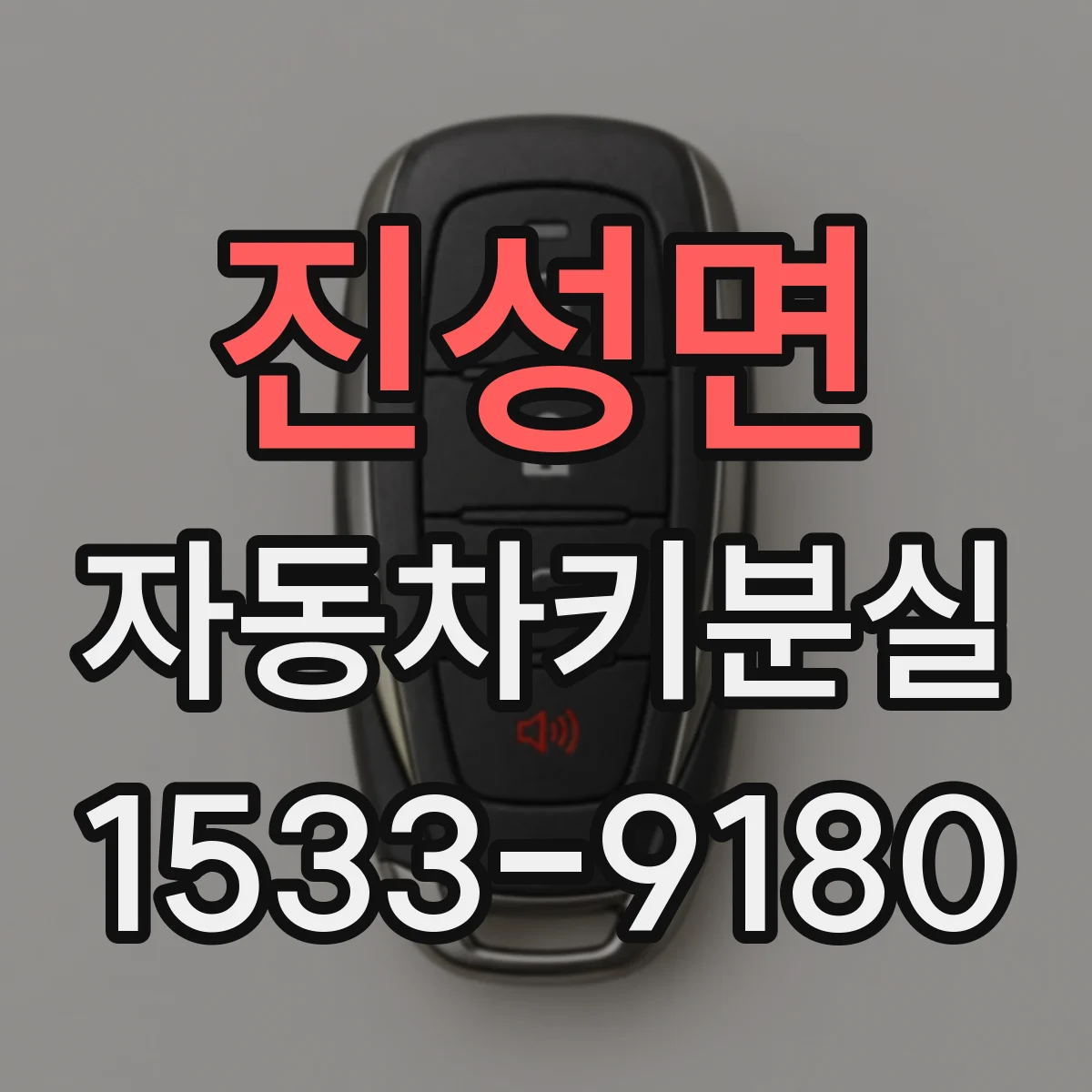 진성면 자동차키분실