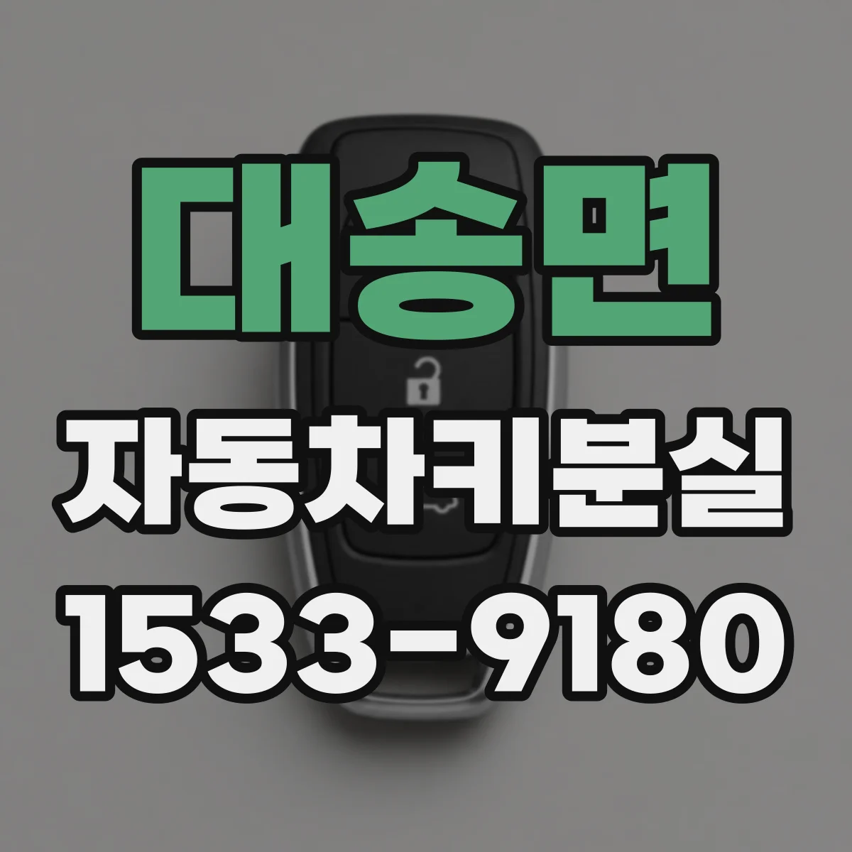 대송면 자동차키분실