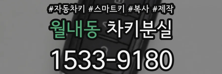 월내동 차키분실