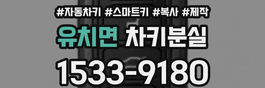 유치면 차키분실