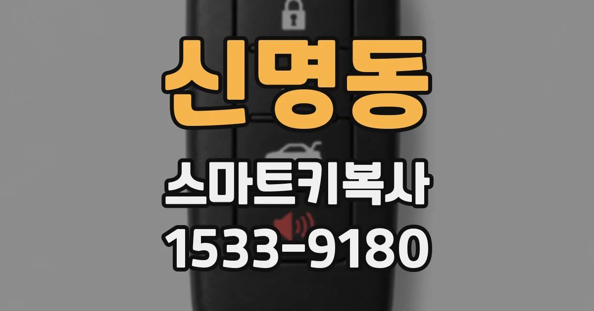 신명동 스마트키복사