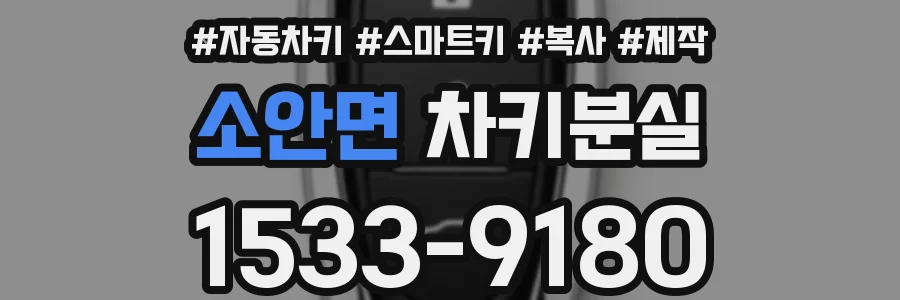 소안면 차키분실