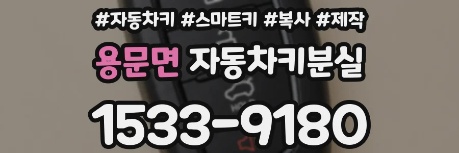 용문면 자동차키분실