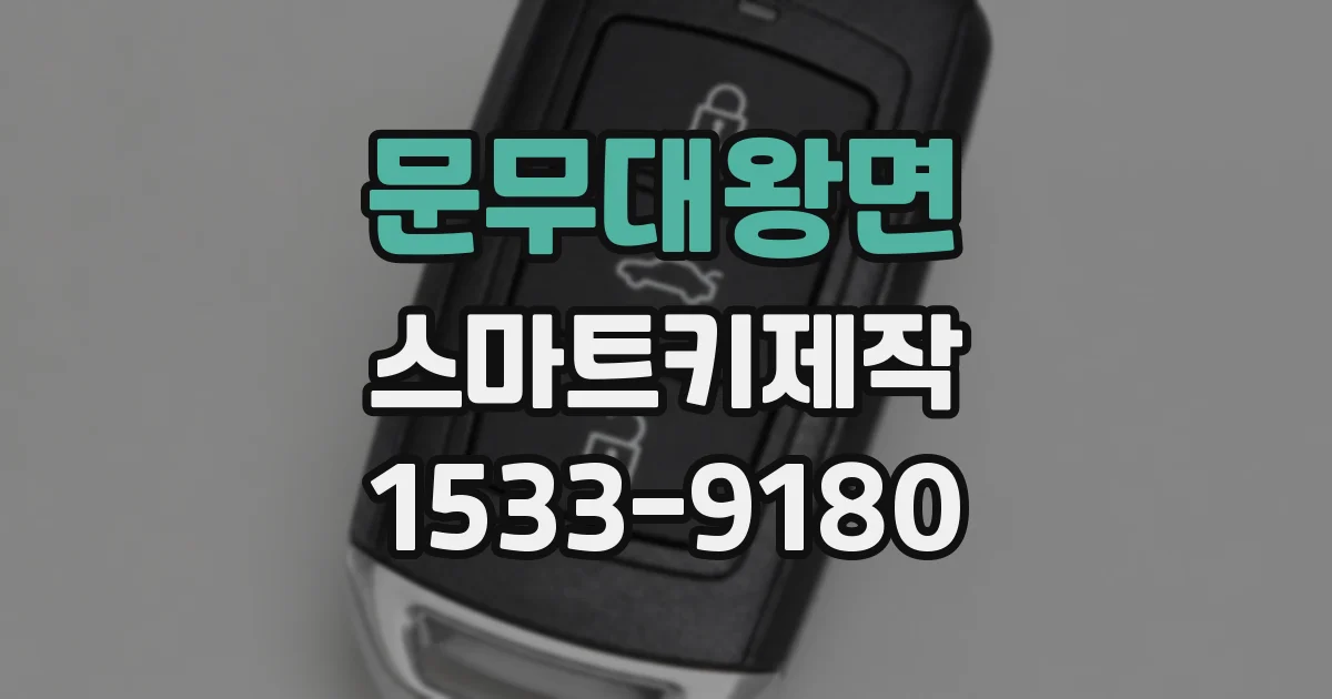 문무대왕면 스마트키제작