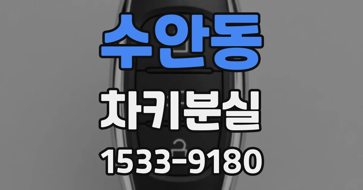 수안동 차키분실