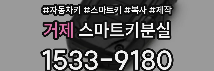 거제 스마트키분실
