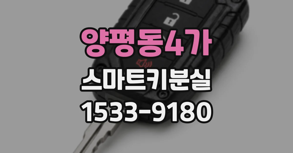 양평동4가 스마트키분실