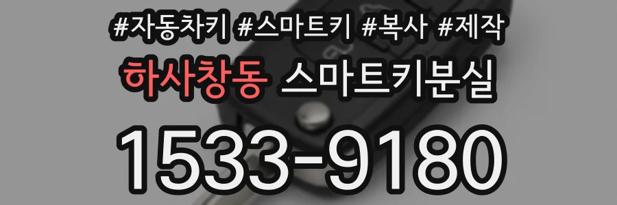 하사창동 스마트키분실