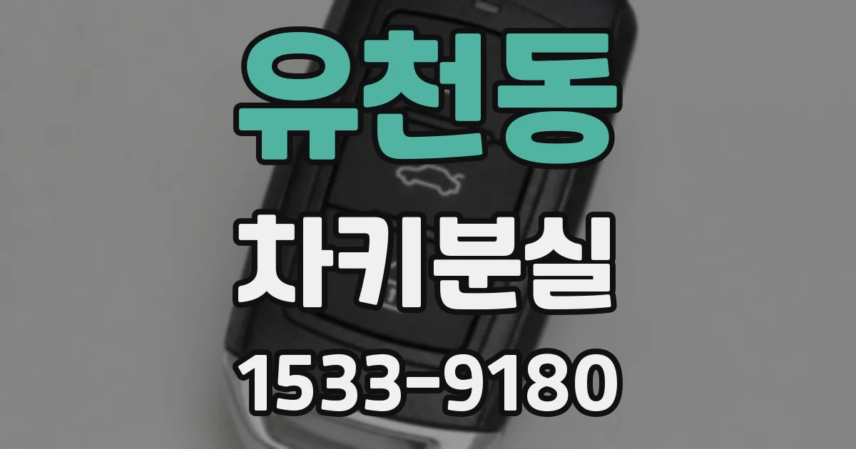 유천동 차키분실