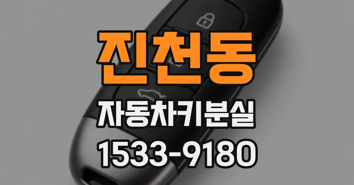 진천동 자동차키분실