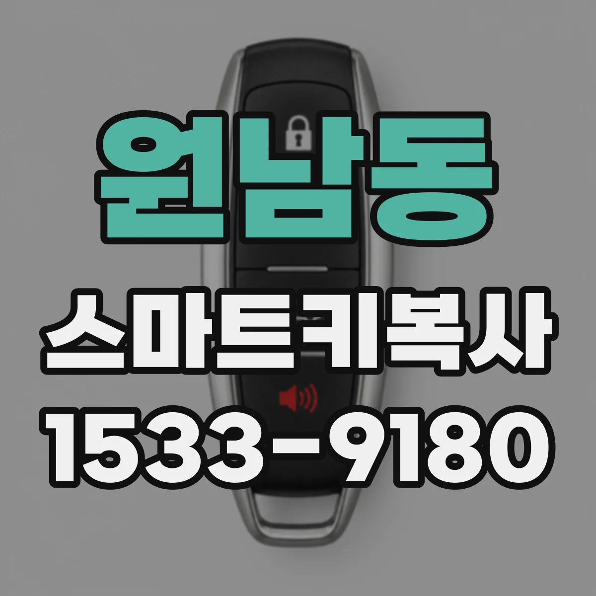 원남동 스마트키복사