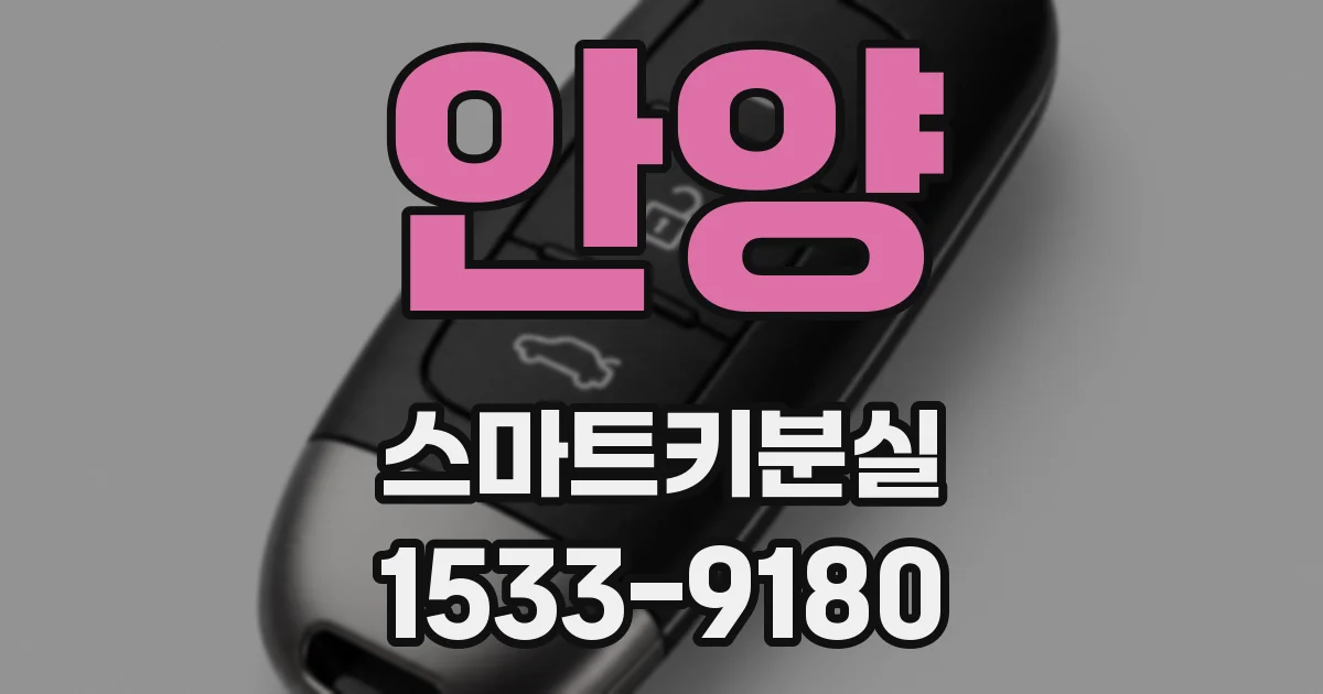 안양 스마트키분실